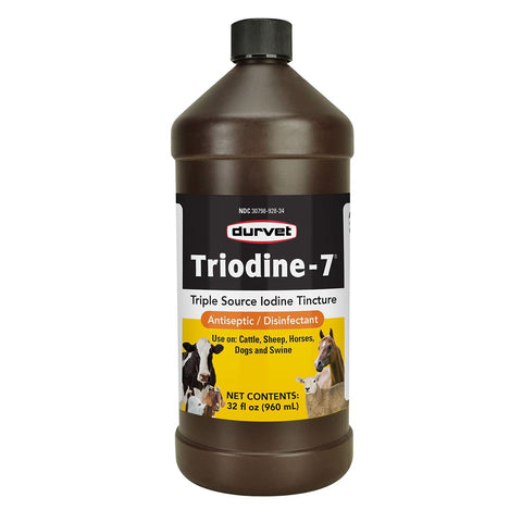 Durvet Tri-Odine-7 Iodine Antiseptic Disinfectant, 32 oz