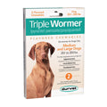 Durvet Triple Wormer for Medium & Large Dogs over 25 lb, 2 Count