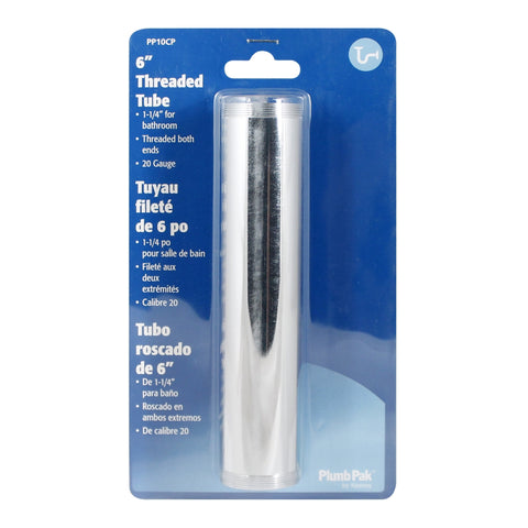 Plumb Pak pp10cp Extension Threaded Tube, 20 Gauge