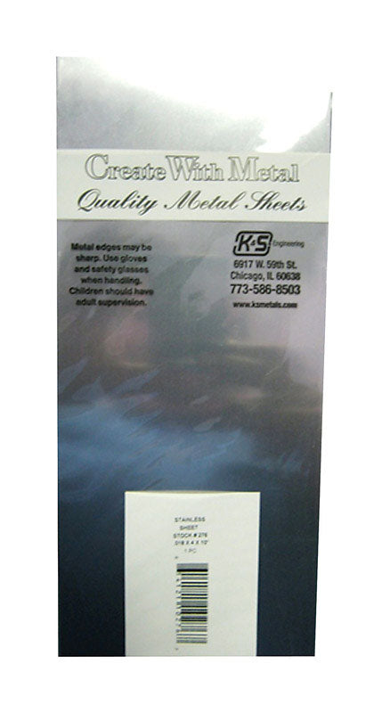 K&S Sheet Metal Ss 4x10"