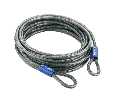 Schlage Kryptonite Flex Steel Cable, 3/8" X 30'