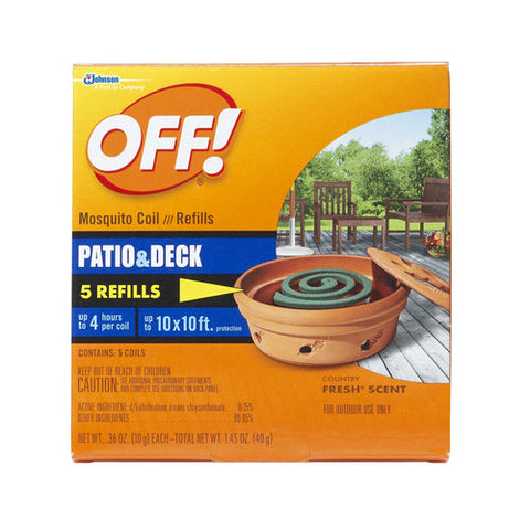 OFF! Mosquito Coil Refills, 6 Pack