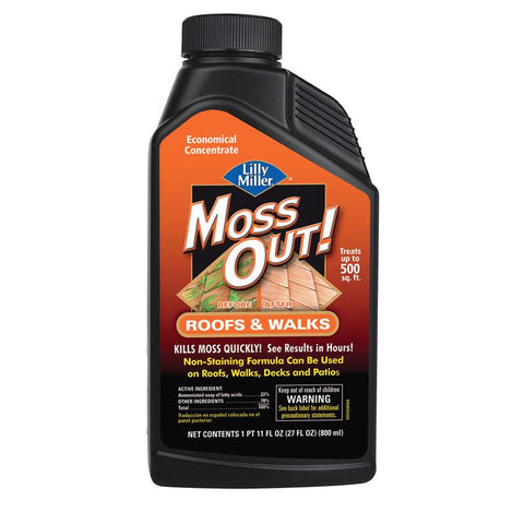 Lilly Miller Moss Out! for Roofs & Walks, 27 oz