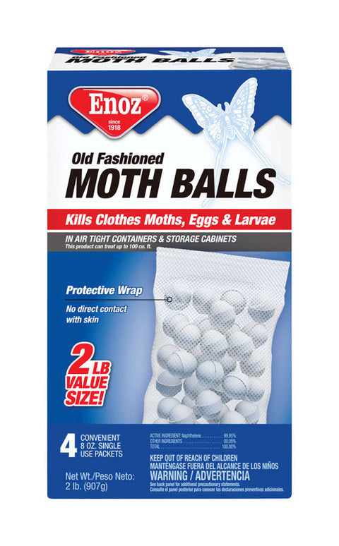 Enoz Old Fashioned Moth Balls, 2 lb