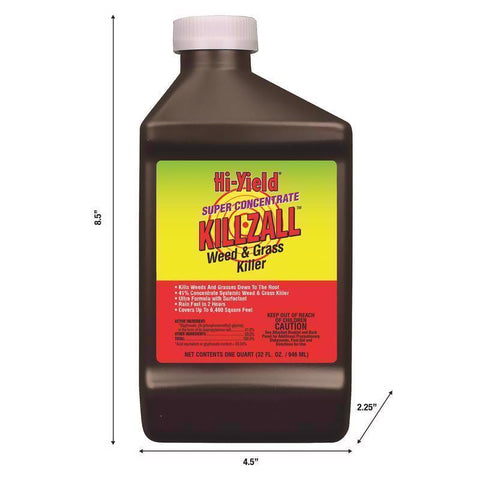 Hi-Yield Killzall Super Concentrate Weed & Grass Killer, 32 oz