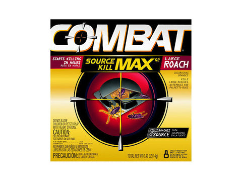 Combat Roach Bait Stations, 8 Pack