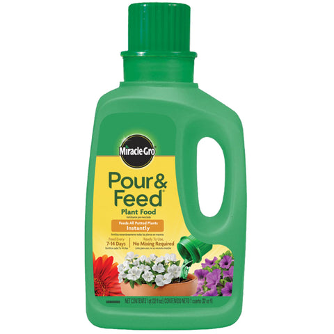 Miracle-Gro Pour & Feed All-Purpose Plant Food, 32 oz