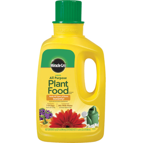 Miracle-Gro All-Purpose Liquid Plant Food, Quart
