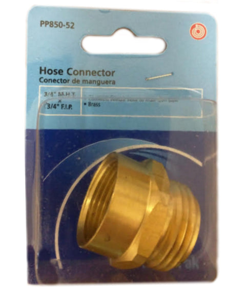 Plumb Pak Garden Hose Adapters Brass, 3/4" X 3/4"
