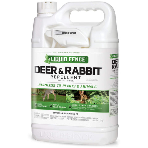 Liquid Fence Deer & Rabbit Repellent, Ready-To-Use, 1 Gallon