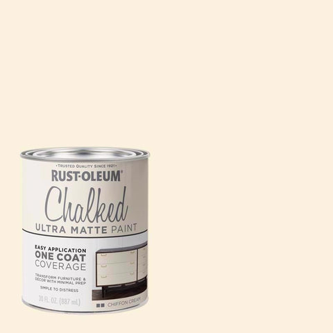 Rust-Oleum 30OZ Crm Chalked Paint