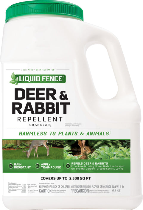 Liquid Fence Deer & Rabbit Repellent, 5 lb