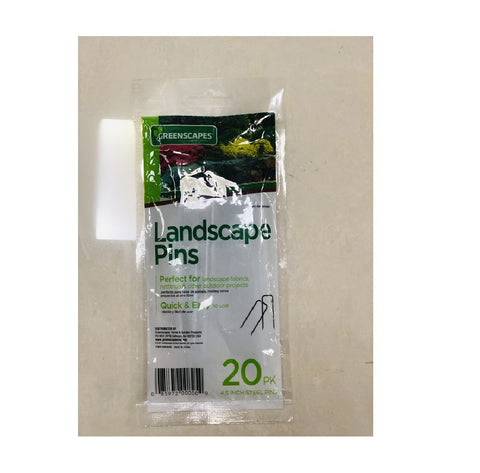 Greenscapes Landscape Fabric Pins, 4.5", 20-Pack