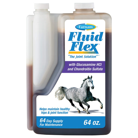 Farnam FluidFlex Liquid Joint Supplement for Horses, 64 oz