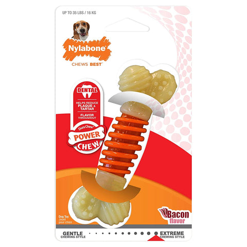 Nylabone Power Chew Pro Action Dental Wolf Bacon
