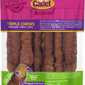 CADET GOURMET TRIPLE CHEWS 6 PK PORK HIDE/APPLE