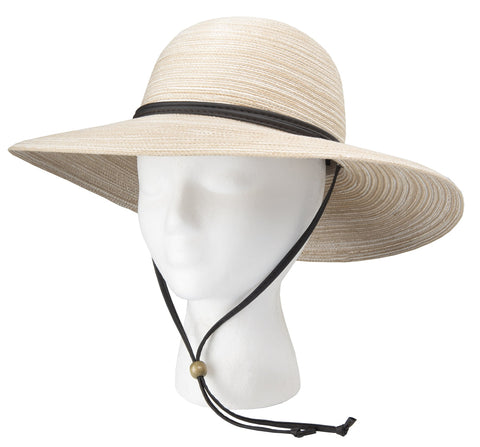 Sloggers Women's Braided Wide Brim Hat – One Size, Earth Stone