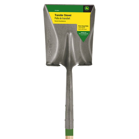 John Deere Square Point Shovel, 60" Wood Handle