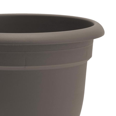 Bloem Ariana Planter, Peppercorn, 16"