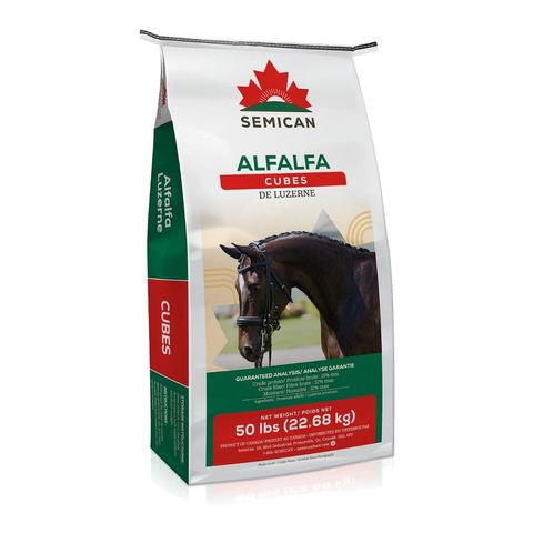 Semican Alfalfa Cubes 50 lb bag