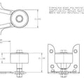 National Hardware Zinc Stay Roller