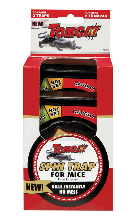 Tomcat Spin Trap Mouse Trap, 2 Pack