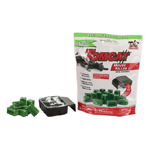 Tomcat Mouse Bait Station with 16 Refills