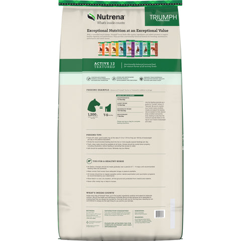 Nutrena® Triumph® Active 12 Textured 50 lbs
