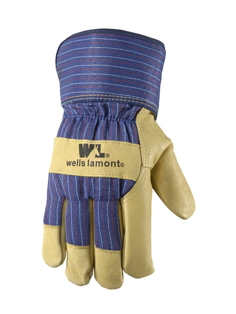 Wells Lamont Lined Pigskin Leather Palm Gloves, Medium