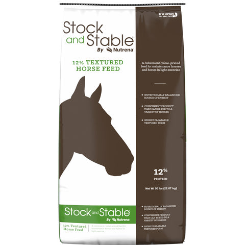 Nutrena® Stock and Stable® 12% Textured Horse Feed 50 lbs